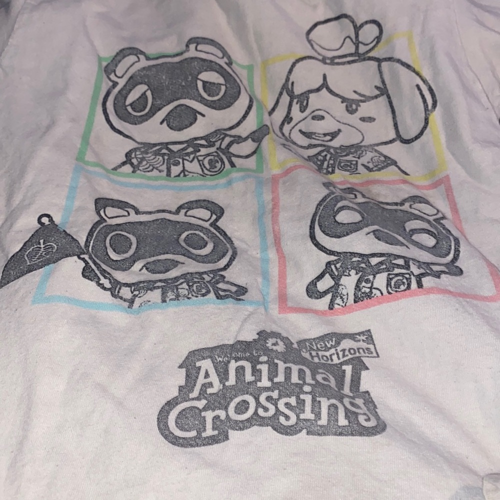 Animal crossing character shirt from game stop